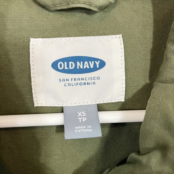 Old Navy Green Twill Utility Jacket Twilight core Bella Swan New Moon Size XS - Picture 3 of 6